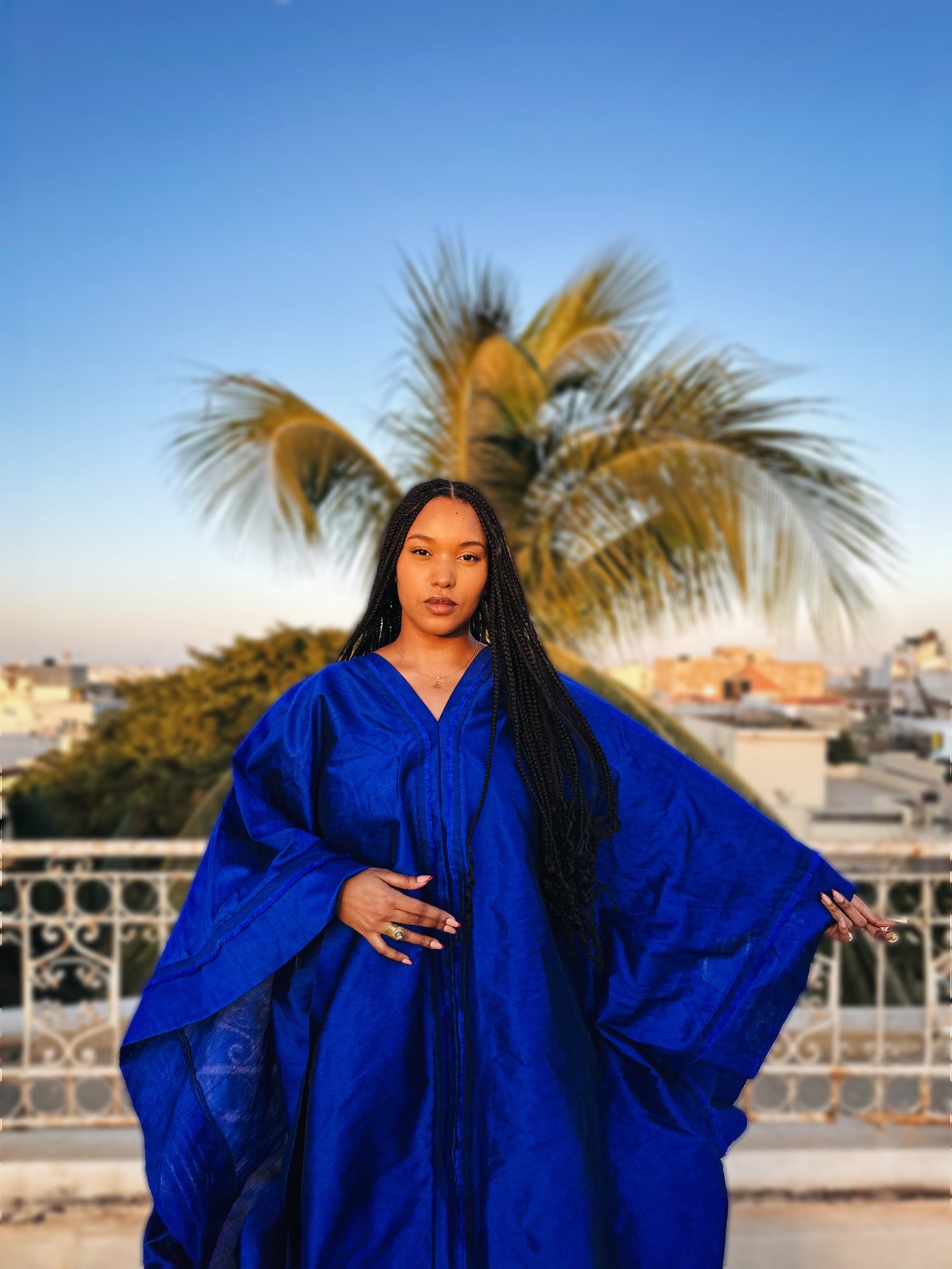 Harmattan Boubou - Azul Real