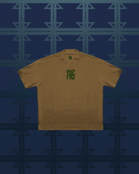 Camiseta con el logo de Deep Fry - Marrón desierto