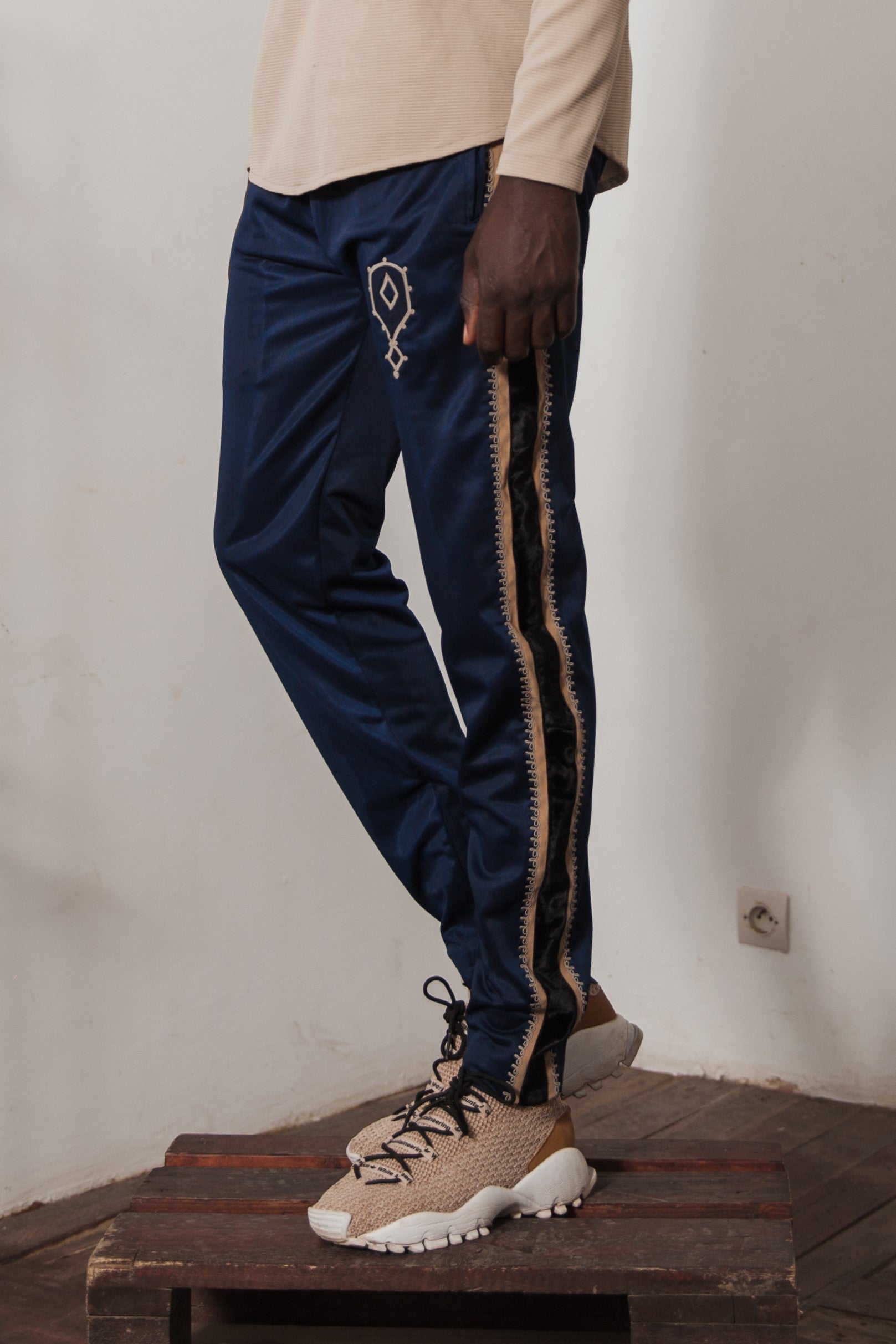 Moll Pants - Navy Blue - Mwami