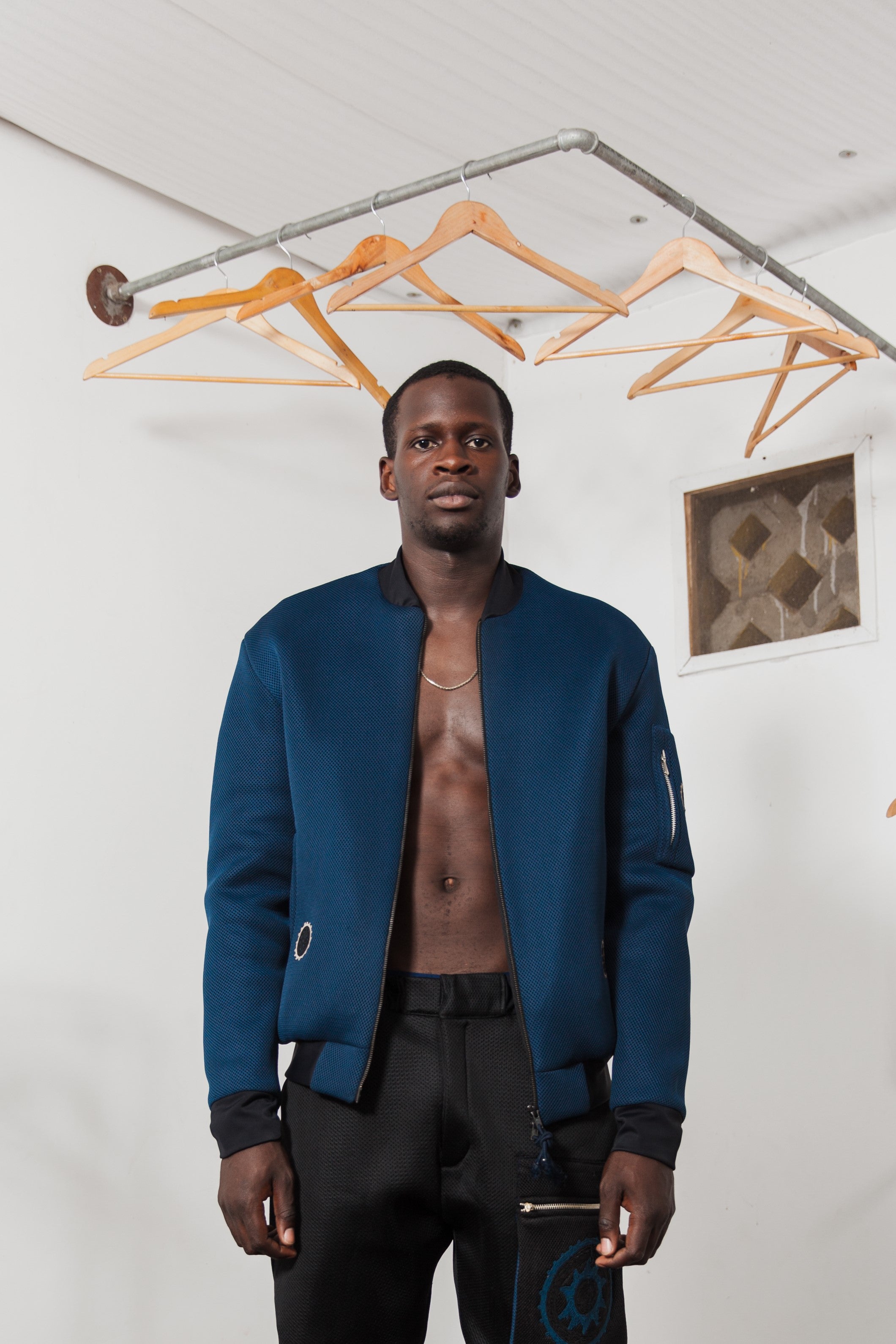 Reversible Bomber - Black & Blue - Mwami