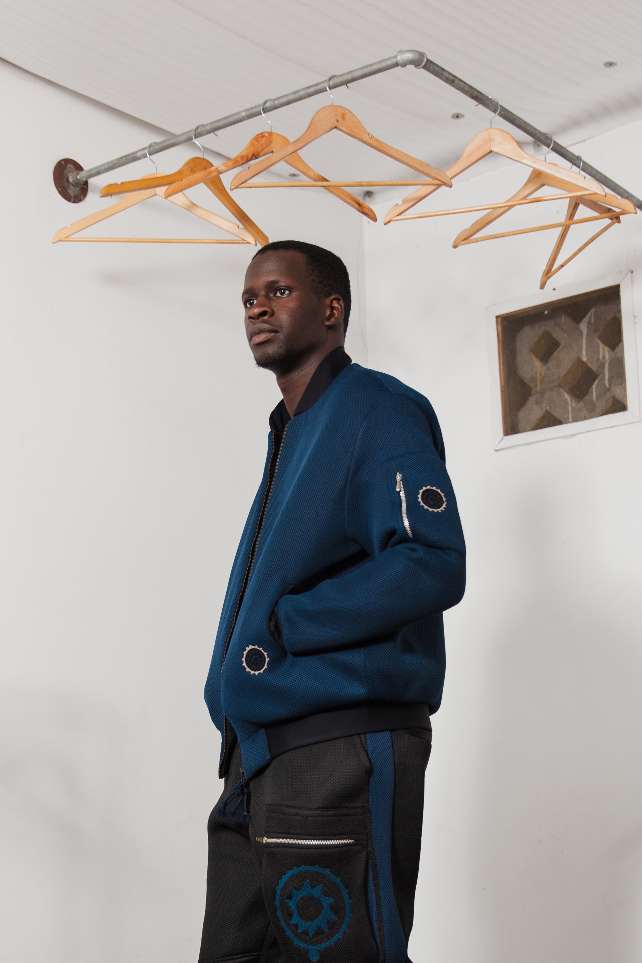 Reversible Bomber - Black & Blue - Mwami