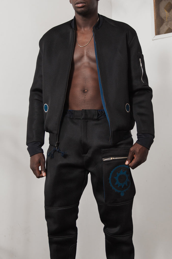 Reversible Bomber - Black & Blue - Mwami