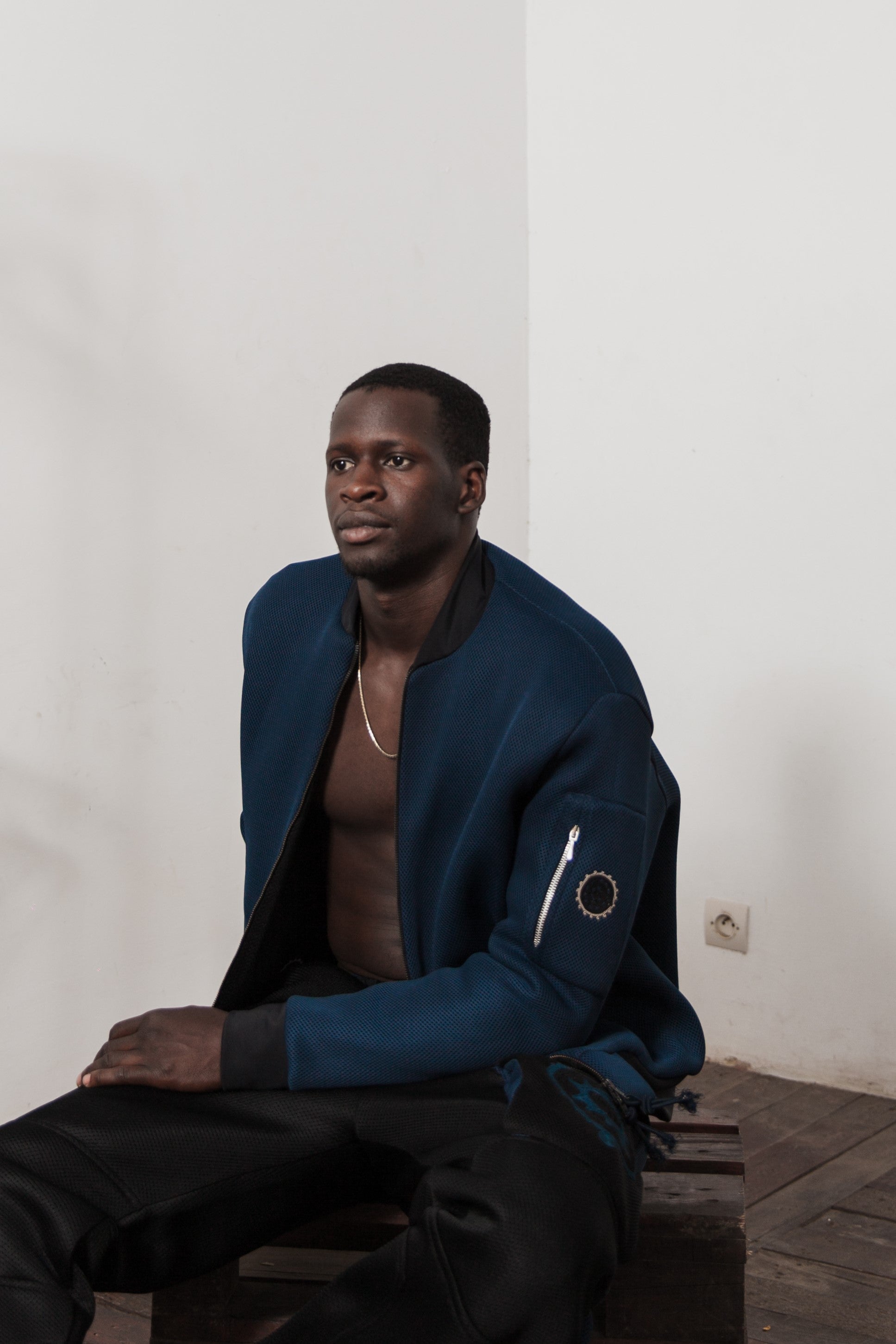 Reversible Bomber - Black & Blue - Mwami