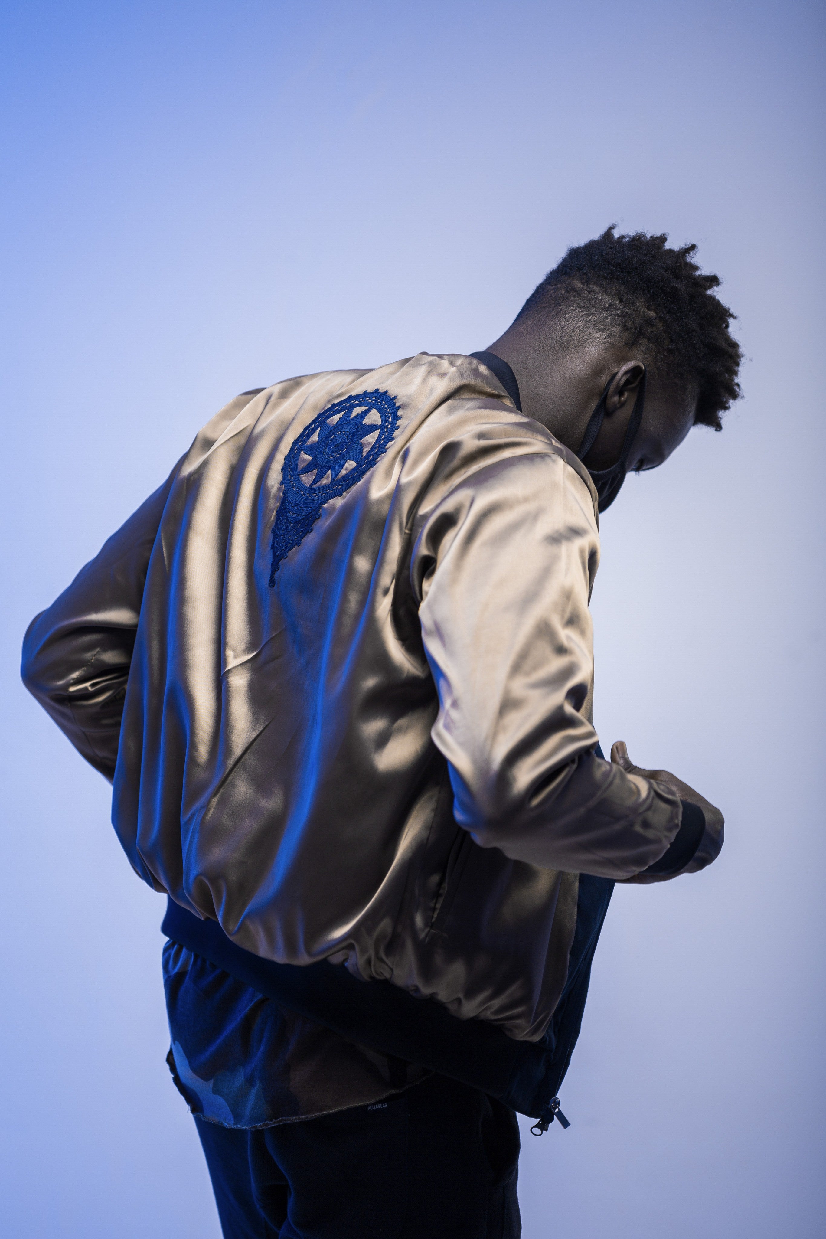 Reversible Silk Bomber - Mwami