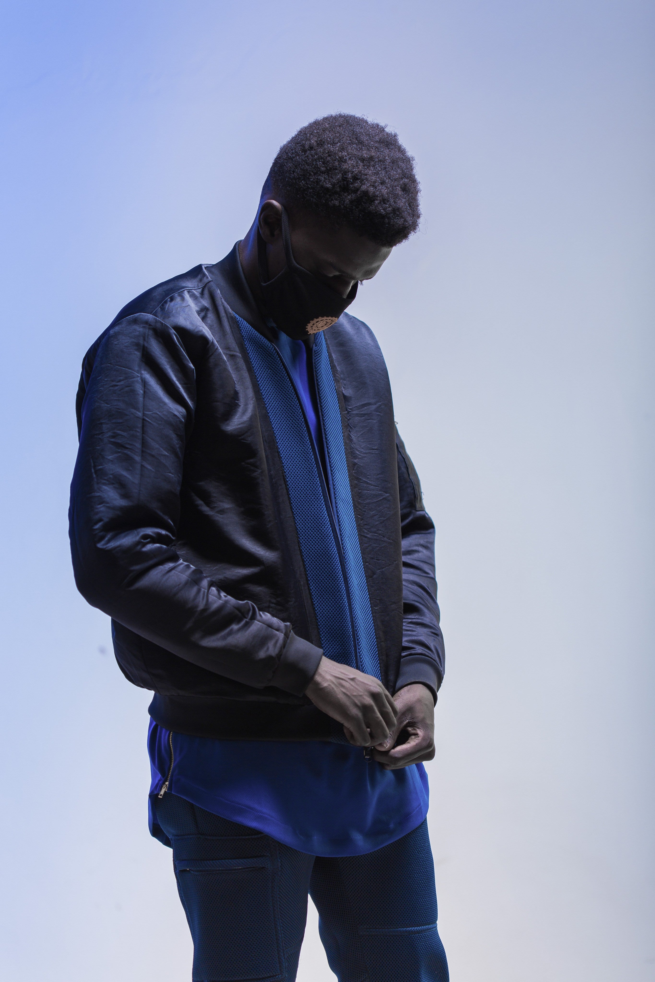 Reversible Perforated Bomber - Mwami